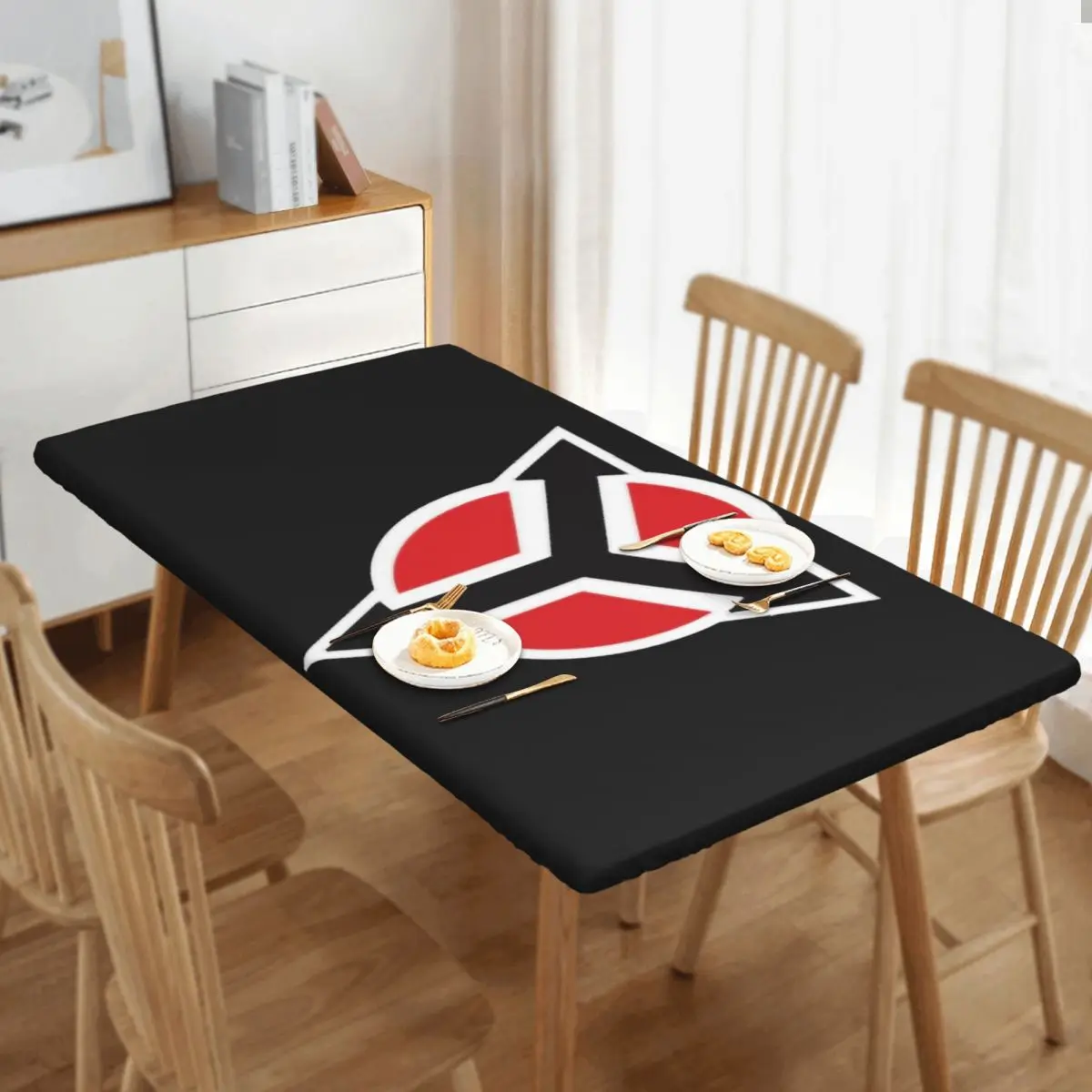 Killzone Helghast Insignia Custom Rectangular Tablecloth Waterproof Table Cover for Festival Party Decorations Table Cloth