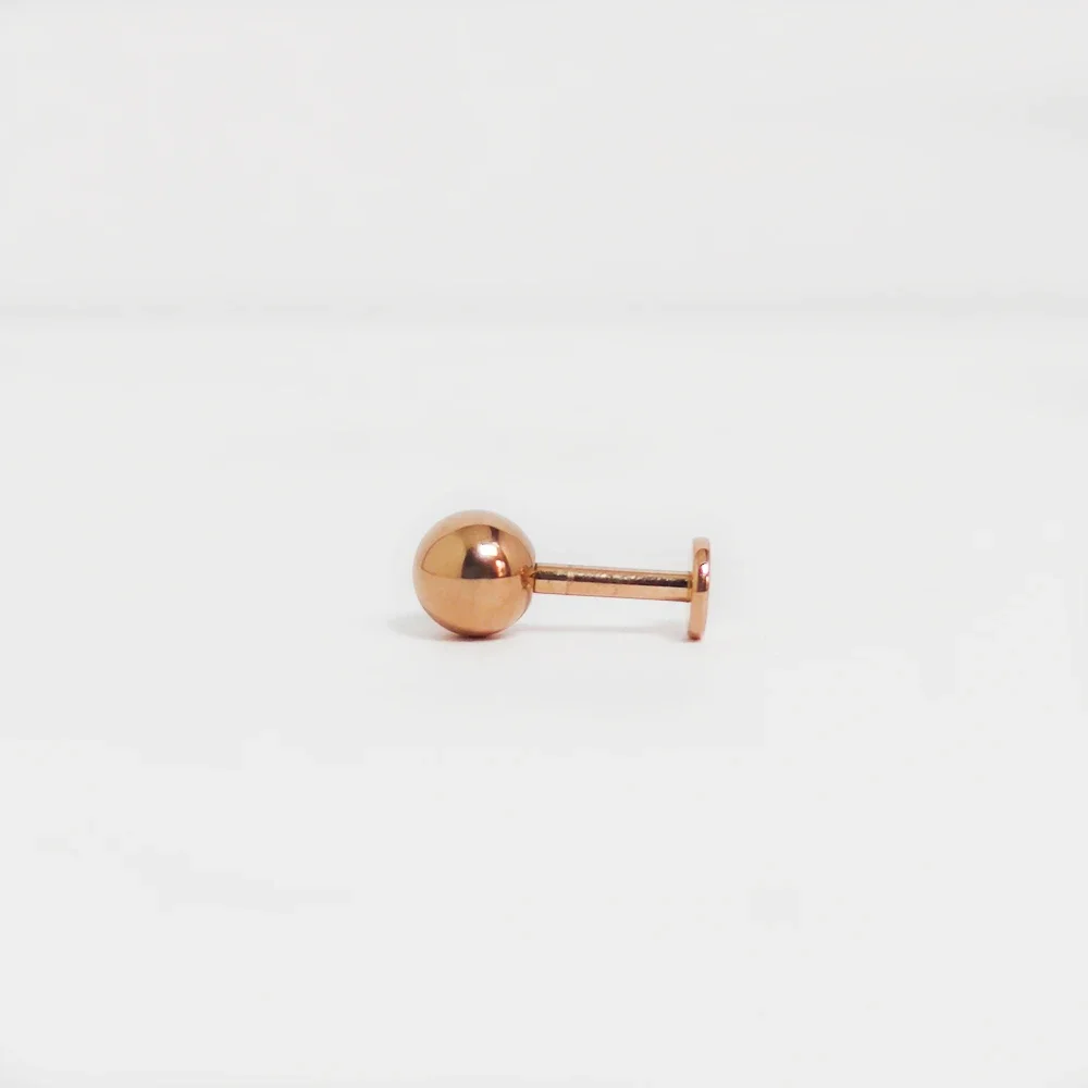 Titanium Tragus Piercing Lip Stud Earring