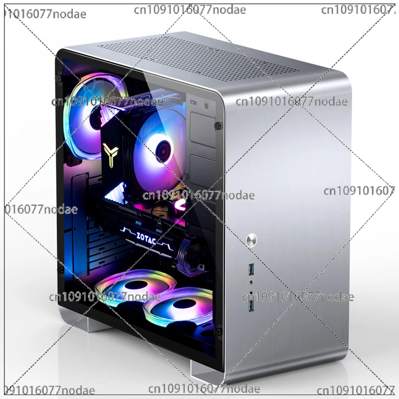 

2023new U4 PLUS ATX Outer Aluminum Inner Steel Tempered Glass Side Transparent Tower Cabinet