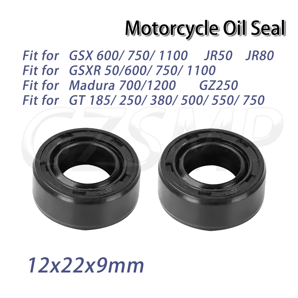 

2/4/10pcs Gear Shift Shaft 12x22x9mm Oil Seal Fit for SUZUKI GSX GSXR 600 750 1100 GV700 GV1200 GZ250 JR50 JR80 GT185