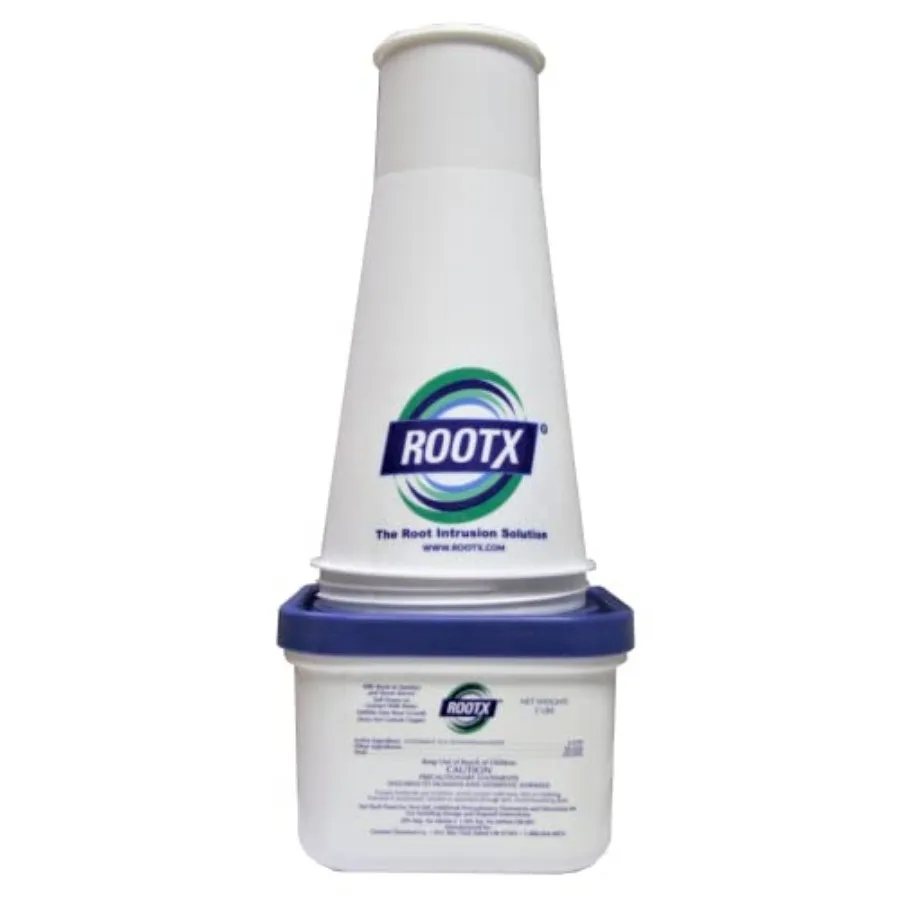 

- 2LB. JAR with Funnel/APPLICATOR Foaming Root Control for Sewer Lines and Septic Systems