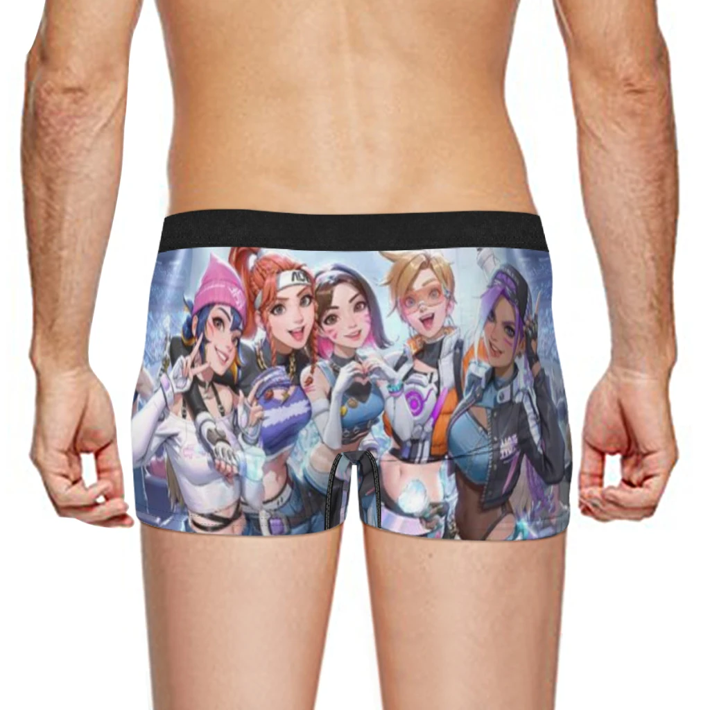 Vedeo-Game-Overwatch Heren Onderbroek Man Ademende Boxershort Heren Slipje Ondergoed Cadeau