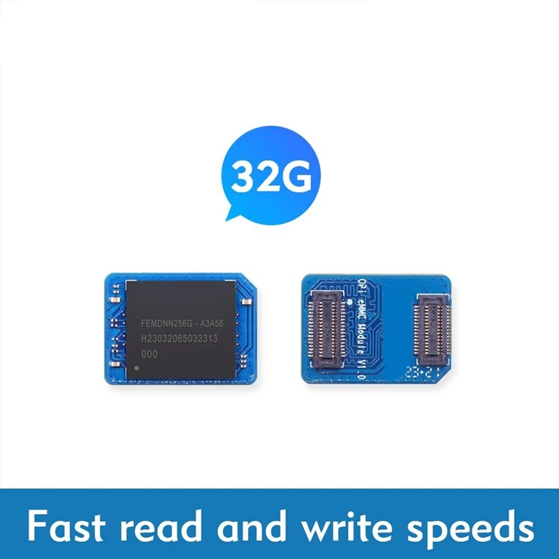 Dla Orange Pi 5 Plus Development Board 4G+32G EMMC Module Kit RK3588 64Bit 2.5G M.2 Slot Support 2230 Wi-Fi 6 BT Module Set