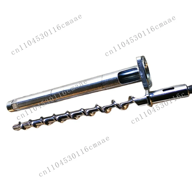 The diameter of the extruder screw is 25MM, and the bearing system adopts 38CrMoAlA material nitride plastic.
