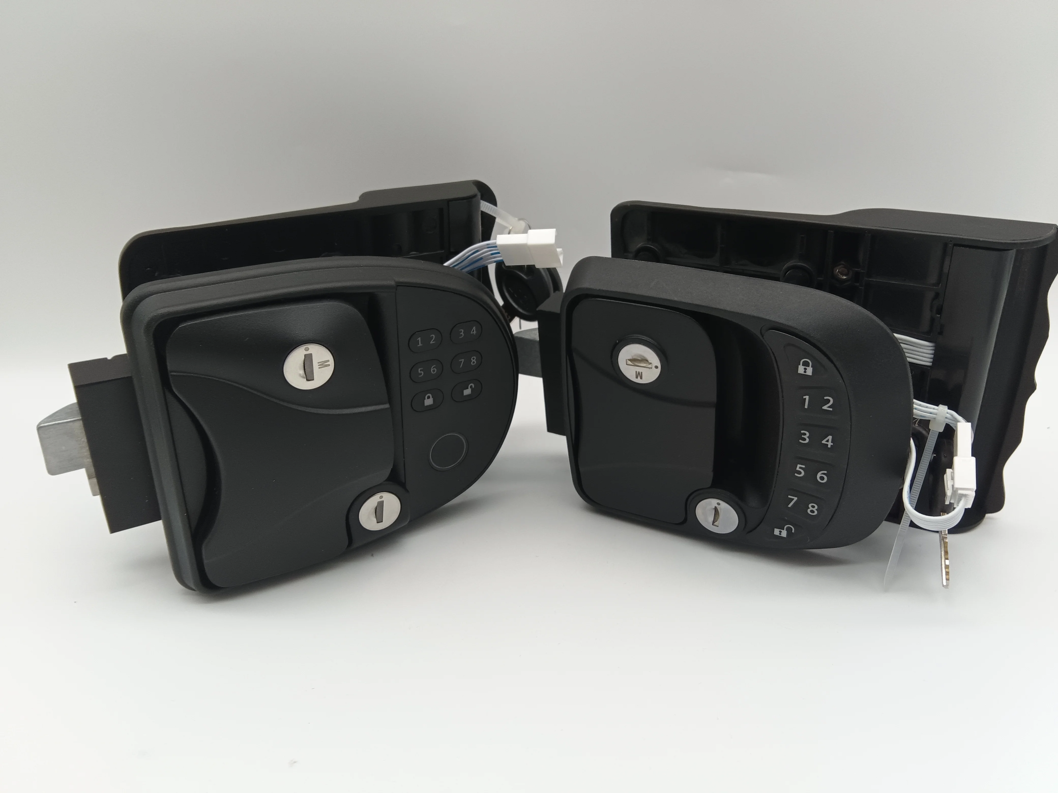 قافلة الإكسسوارات التخييم Rv بصمة الاستشعار قافلة Rv دخول بدون مفتاح الباب مقبض مزلاج المقبض ديدبولت Bl #6