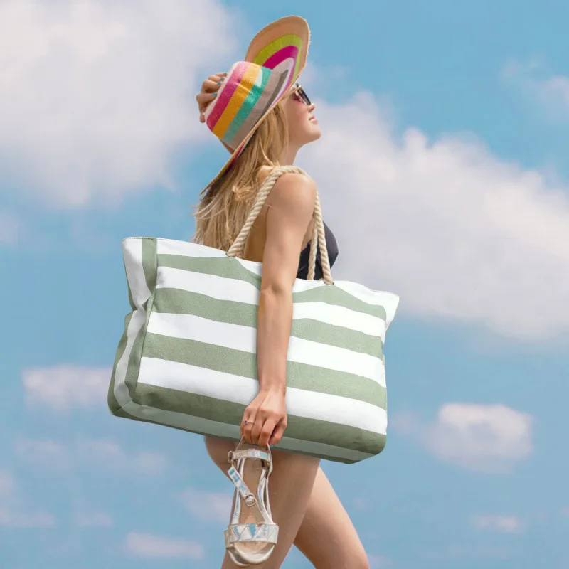 

Tote Bag Large Capacity Women's Casual Practical Handbag Beach Bag Casual Travel Storage Bag