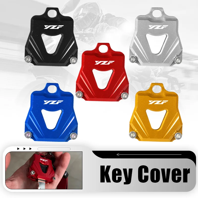 

For Yamaha YZFR25 YZFR6 YZFR3 YZFR1 YZF R25 R6 R3 R1 Motorcycle Accessories CNC Key Cover Cap Creative Products Keys Case Shell