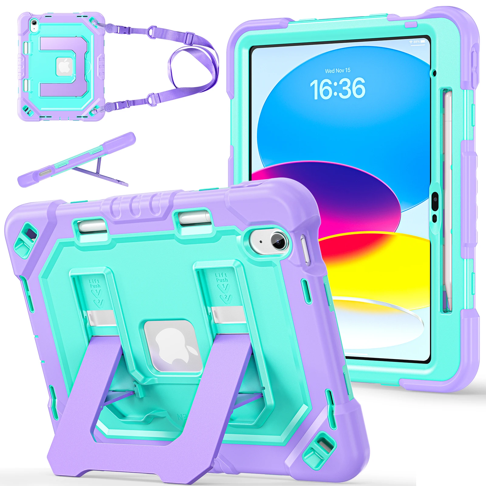 Kids Shockproof Tablet Case For iPad 10th Gen 2022 iPad A16 11