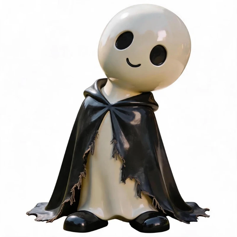 Shockproof colorful fiberglass sculpture amusement park with waterproof surface decoration, suitable for Halloween