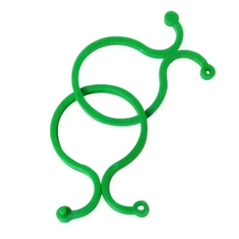 50-300Pcs Garden Vine Tying Clips Plant Vegetable Tomato Binding Fixing Clip 8 Word Buckle Gardening Plant Stand Tool Accessory