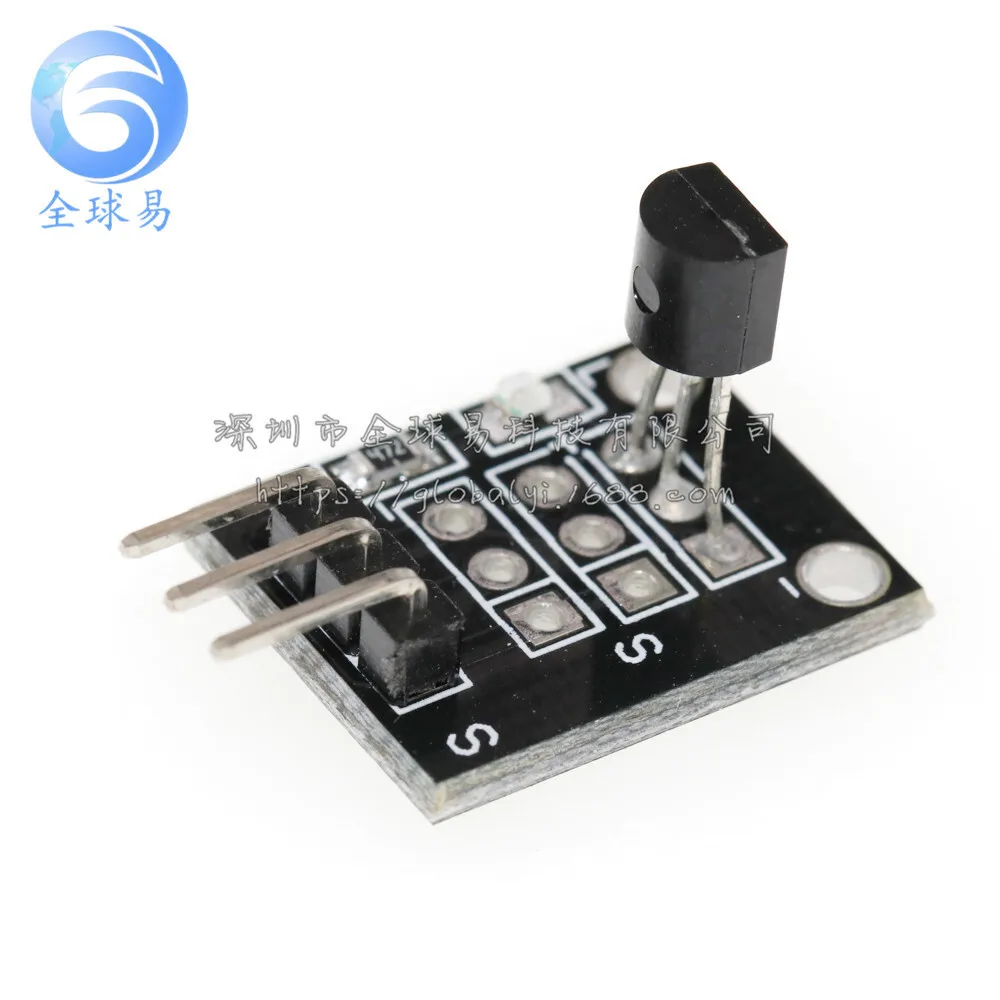 10pcs/lot Measurement Temperature Sensor Module DS18B20 Development Board KY-001