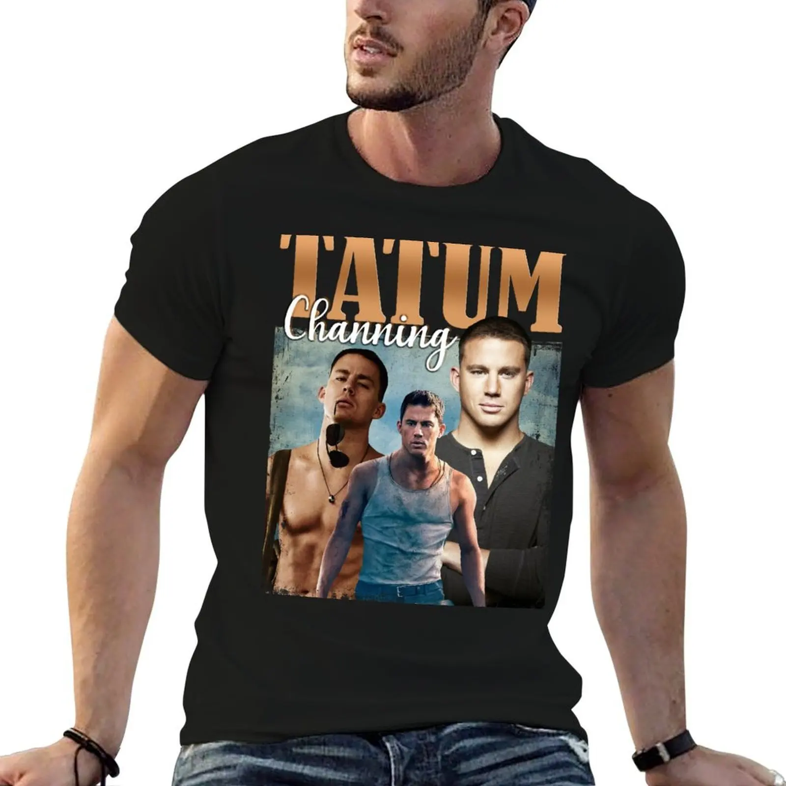 

Channing Artist Tatum T-Shirt printed t shirts for man t shirts with prints man t shirt graphic T-Shirt