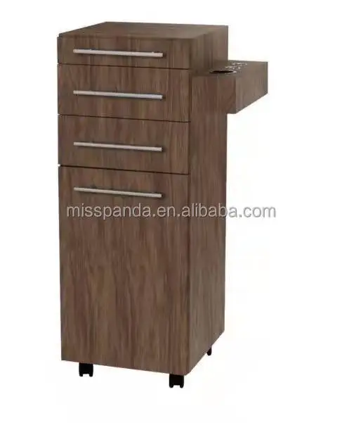 Yicheng Save Cost Wooden Salon Trolley Salon Hair Color Trolley Hair Extension Trolley Cheap  Sale Online