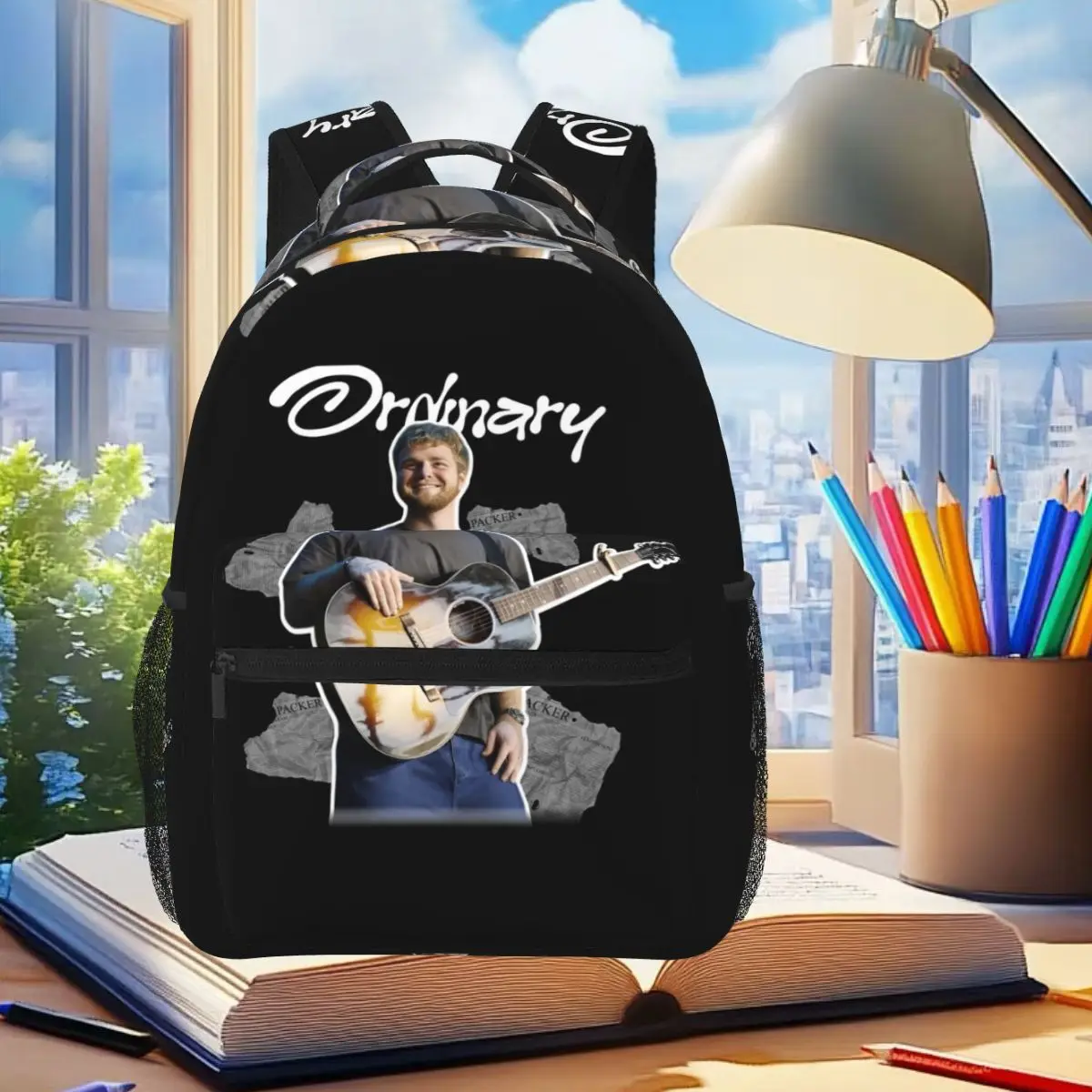 

Singer Alex Warren Album Poster Graphic Backpack Student Boys Girls BookBag Kids School Bag Computer Shoulder Bags for Men Women