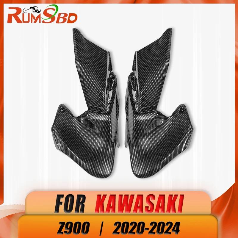 

Motorcycle Side Trim Protector Cover Gas Fuel Tank Side Panel Fairing Cowl For Kawasaki Z900 2020 2021 2022 2023 2024