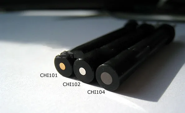 CHI104 3mm Glass and Carbon Disc Electrode