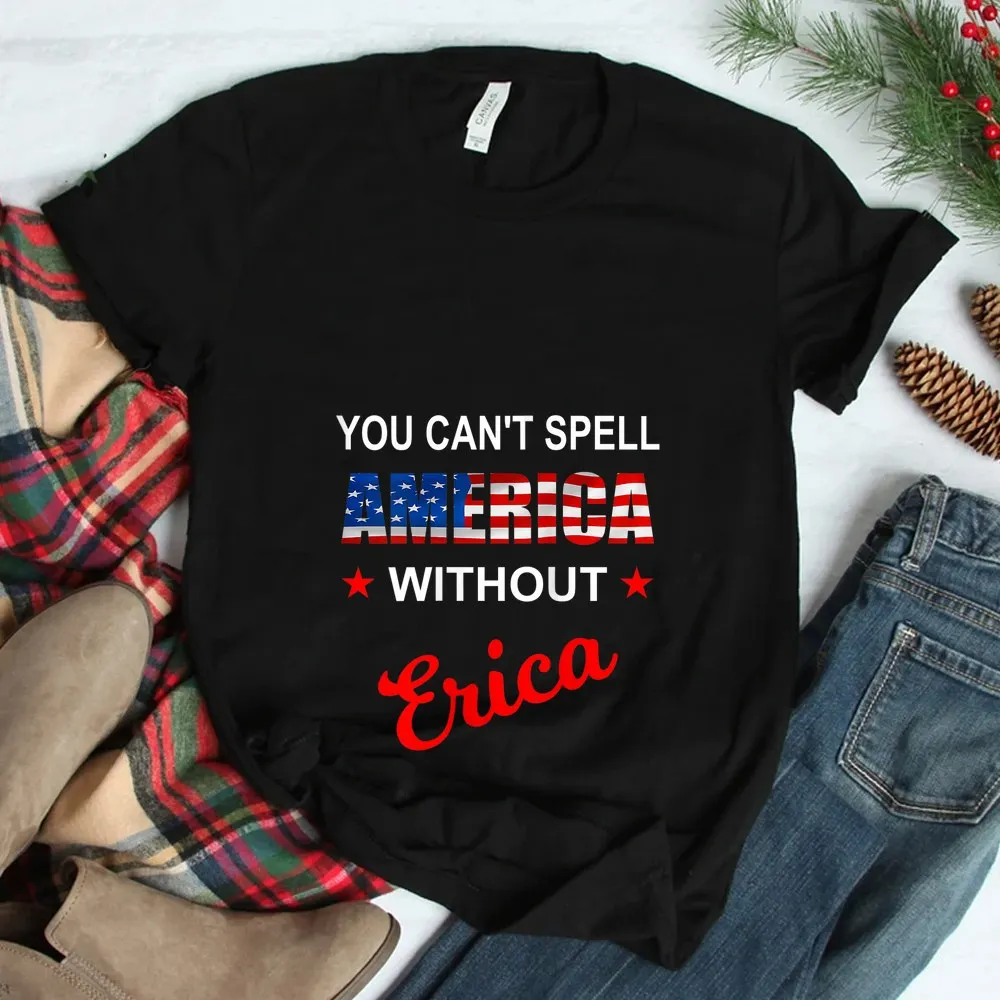 Haunt Reaper Men T Shirt You Can't Spell America Without Erica Shirt New T-Shirt New Cool Tee Shirt