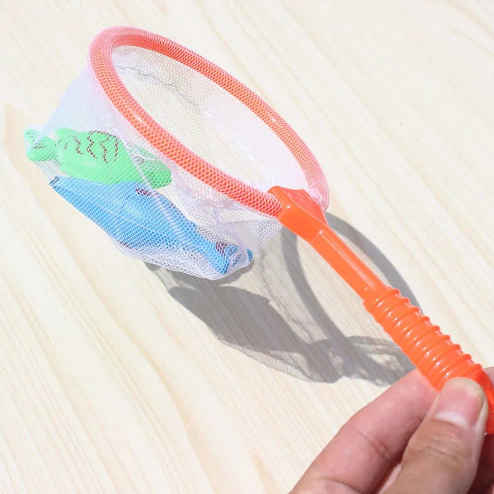 

15pcs Fishing Net Kids Toy 22cm Diameter Sturdy Telescopic Nets Catch Release System Educational Tool Outdoor Fun