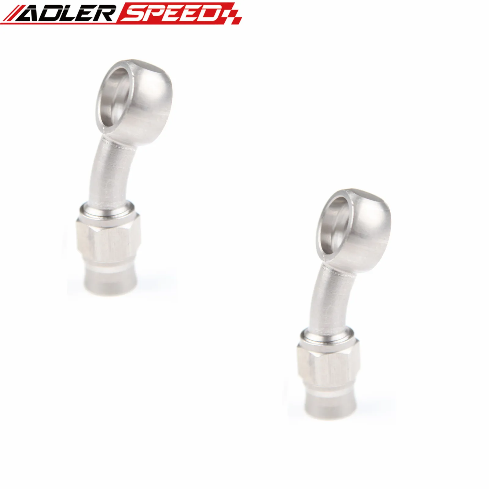 

2 шт. из нержавеющей стали AN3 3AN до 10,2 мм (3/8 дюйма) 20 градусов банджо болт тормозного шланга