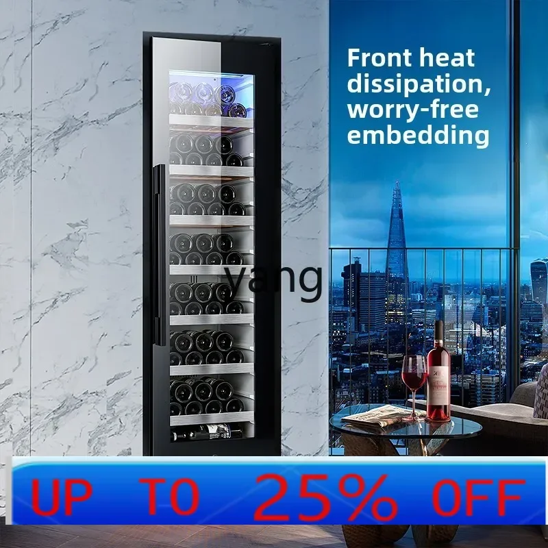 

X X constant temperature wine cabinet ice bar air-cooled household living room embedded refrigerator
