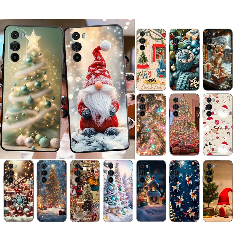

Phone Case For Motorola Edge 50 40 Pro 60 50 40 30 Ultra Neo Fusion Moto G Play G Stylus G Power G Christmas Art