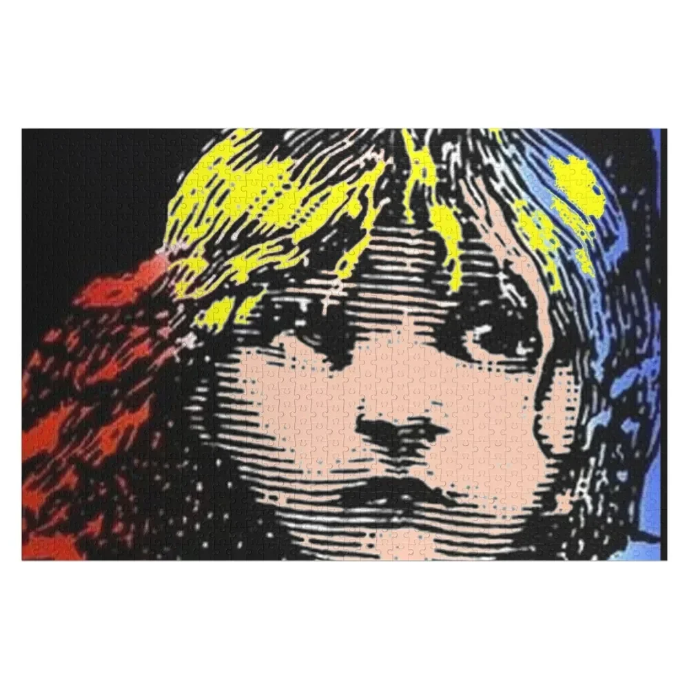 

LES MISERABLES: Restored Colorized Advertising Print Jigsaw Puzzle Personalized Gift Ideas Name Wooden Toy Puzzle