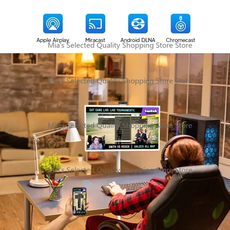32 Inch New Design Incell Touch Cast Screen Tablet PC RK3588 Display Rockchip USB12 Wifi for Home