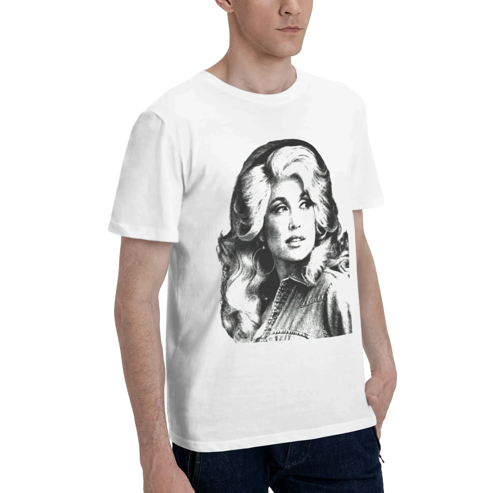 Printed RIP Dolly Parton T Shirt For Unisex  Pure Cotton Tee Shirt Short Sleeve Tops