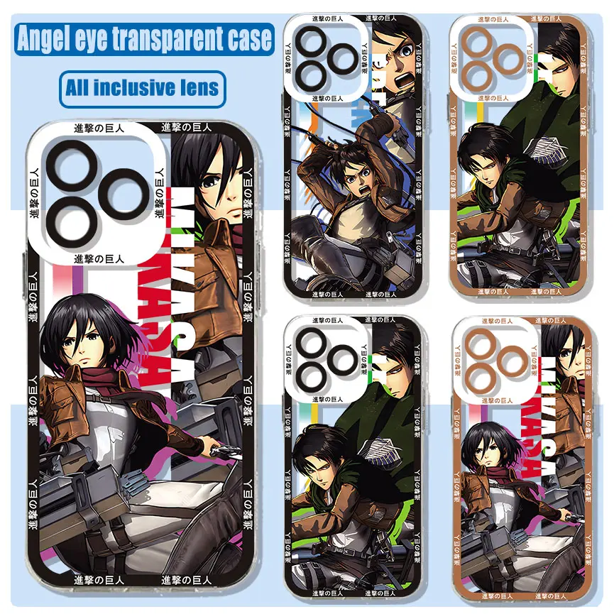 Anime Allen Attack On Titan Clear Case For Samsung A73 A72 A71 A53 A52 A51 A50 A42 A33 A32 A31 A30 A24 A23 A22 A13 A12 A05 5G