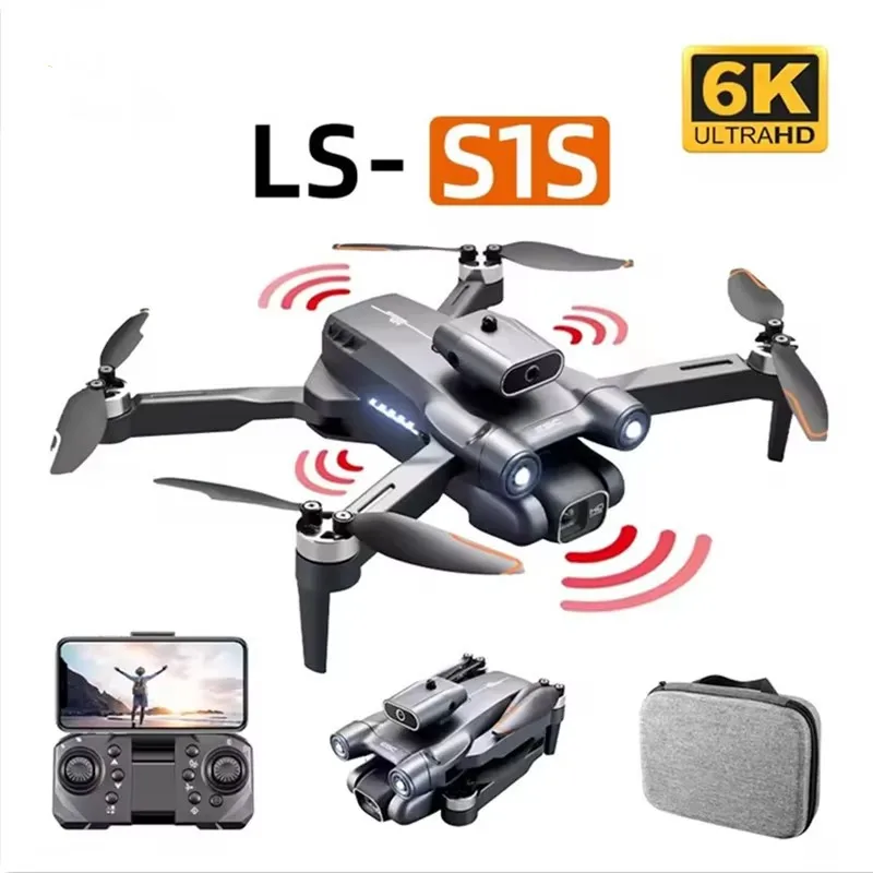 

Дрон S1S с 5G Wi-Fi, профессиональной 4K/8K HD камерой, бесщеточный, 360° ° Радиоуправляемый складной квадрокоптер с функцией обхода препятствий и оптическим позиционированием