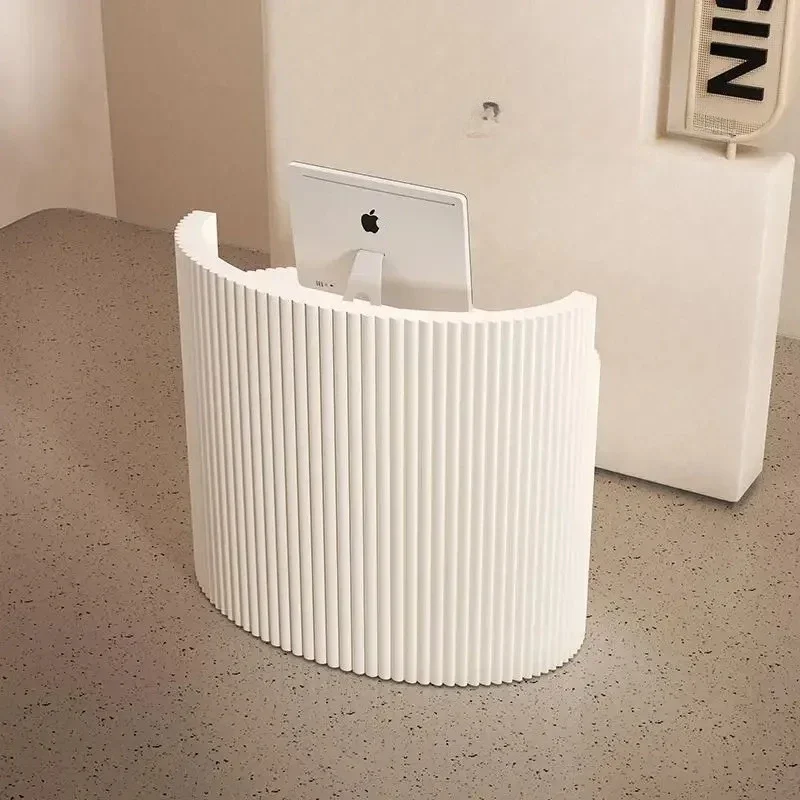 

Beauty salon Simple modern checkout page Consultation counter Integrated store Small front desk Reception counter Bar