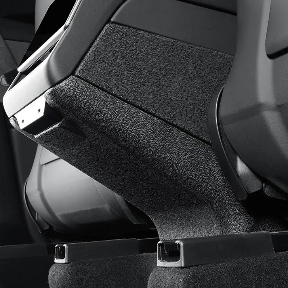 

For Tesla Model Y Center Control Side Anti-kick Pad Leather Anti-dirty Protective Cover Defense Foot Mat Car Accessories