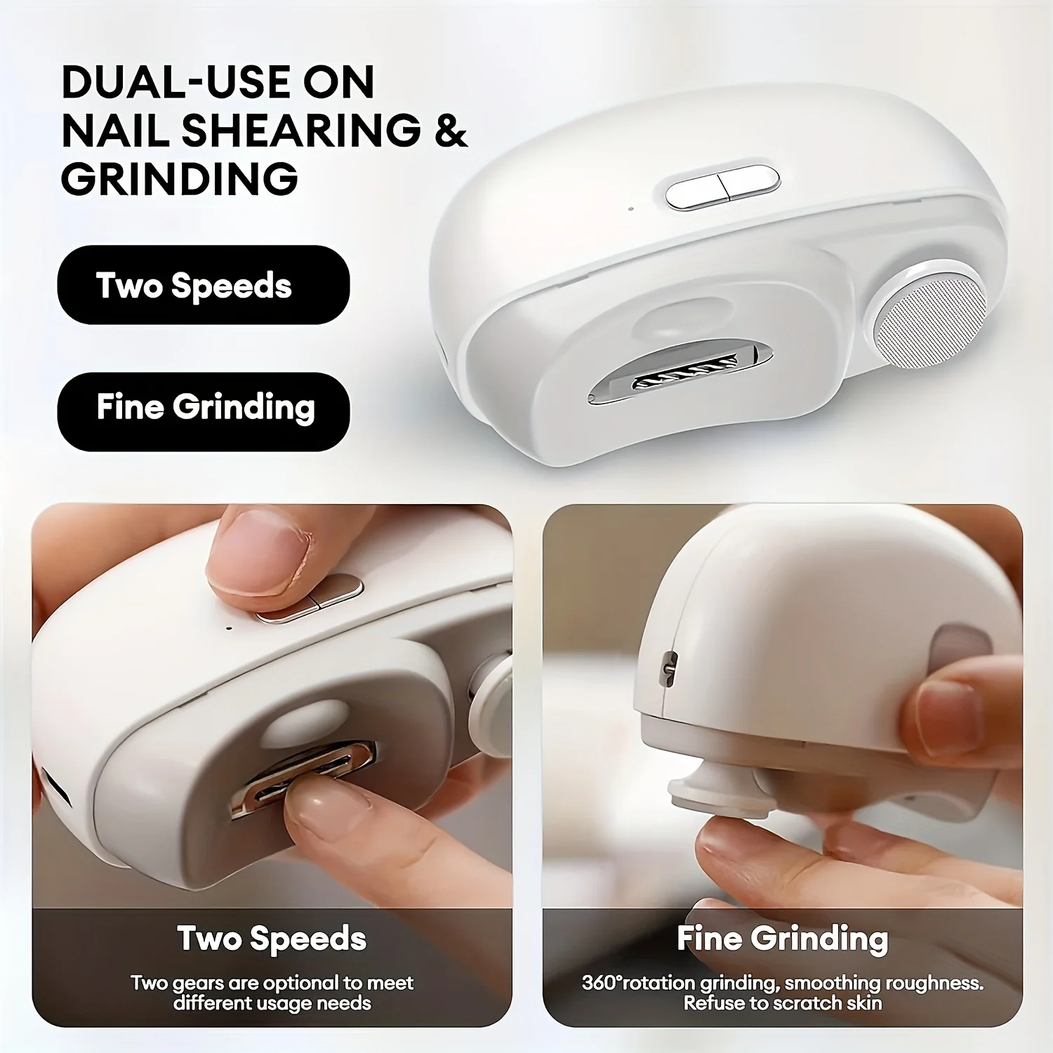 مجموعة أدوات العناية بالأظافر النهائية - ماكينة قص الأظافر الكهربائية الاحترافية وأدوات تلميع وتلميع الملفات ومنظمات الملفات وأدوات التشكيل - #3