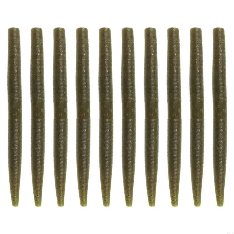  10pcs Durability Salt Mixed Artificial Baits Multiple Environment Use Weights
