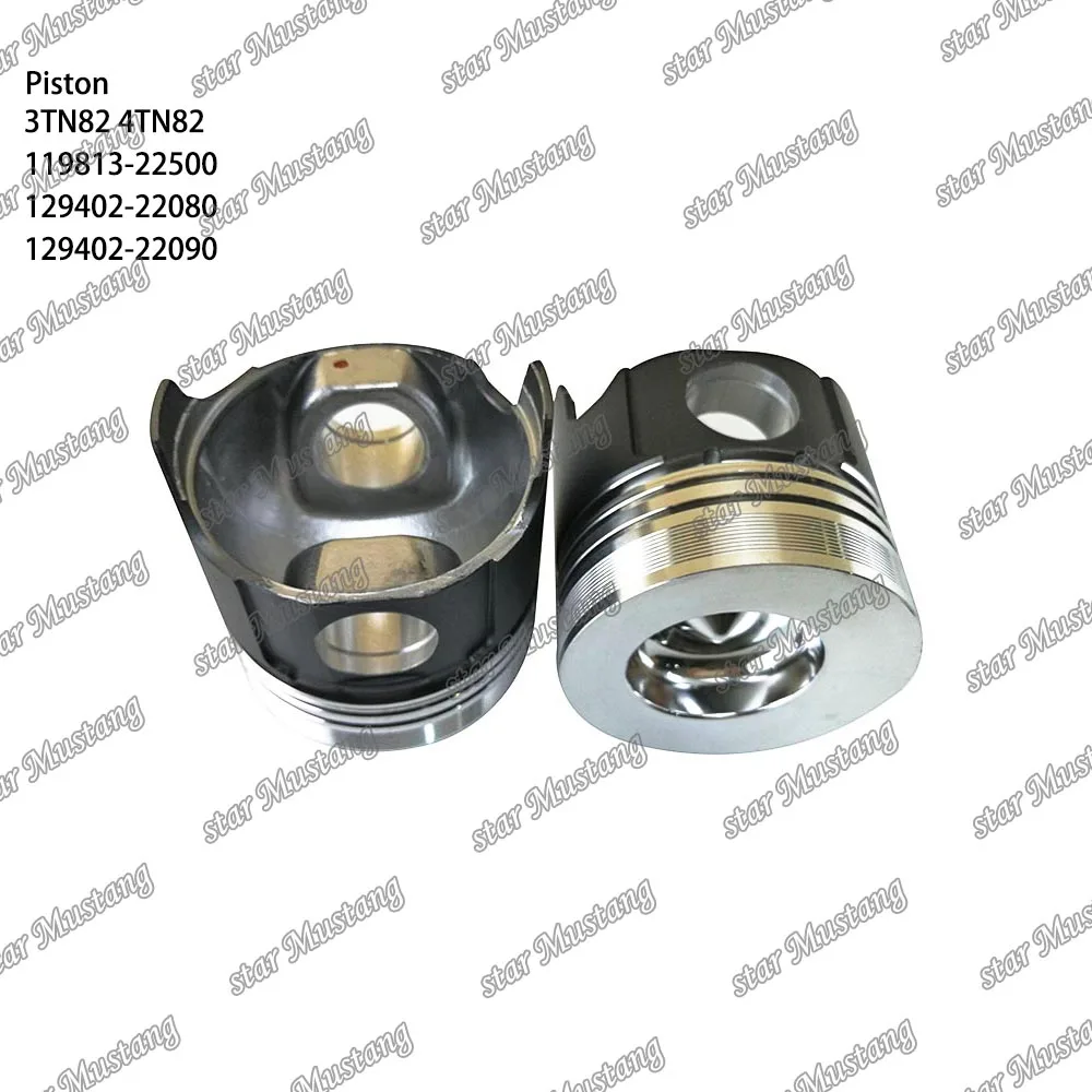 

3TN82 4TN82 Piston 86.5mm High 44mm Combustion Chamber 119813-22500 129402-22080 129402-22090 For DEUTZ Diesel engine parts