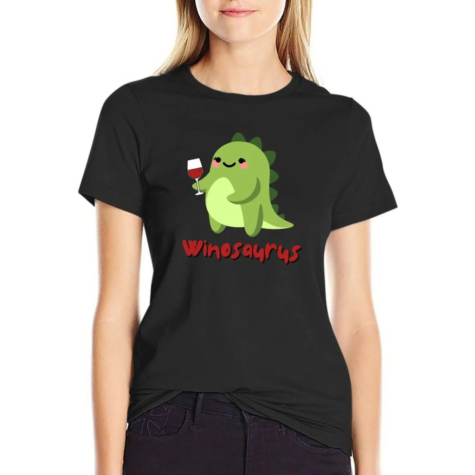 

Winosaurus Rex T-Shirt anime aesthetic clothes plus sizes customizeds t-shirts for Women cotton