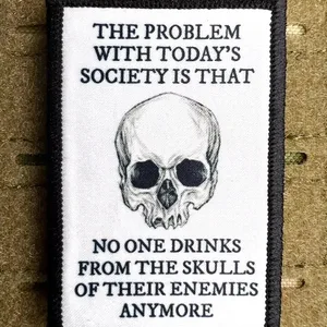 مجتمع اليوم ... بقع الروح المعنوية التكتيكية ، الملابس المطبوعة ، تصحيح الخطاف والحلقة ، علم الجمجمة العسكرية ، شارة الذراع ، حقيبة الظهر ، الملصقات أعلى 10 مبيعات لحقيبة الظهر - رقم 8