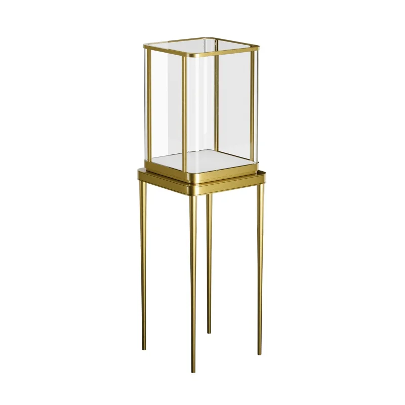 Custom Jewelry Store Display Cabinet, colar Showcase, brincos e anéis Showcases, moda