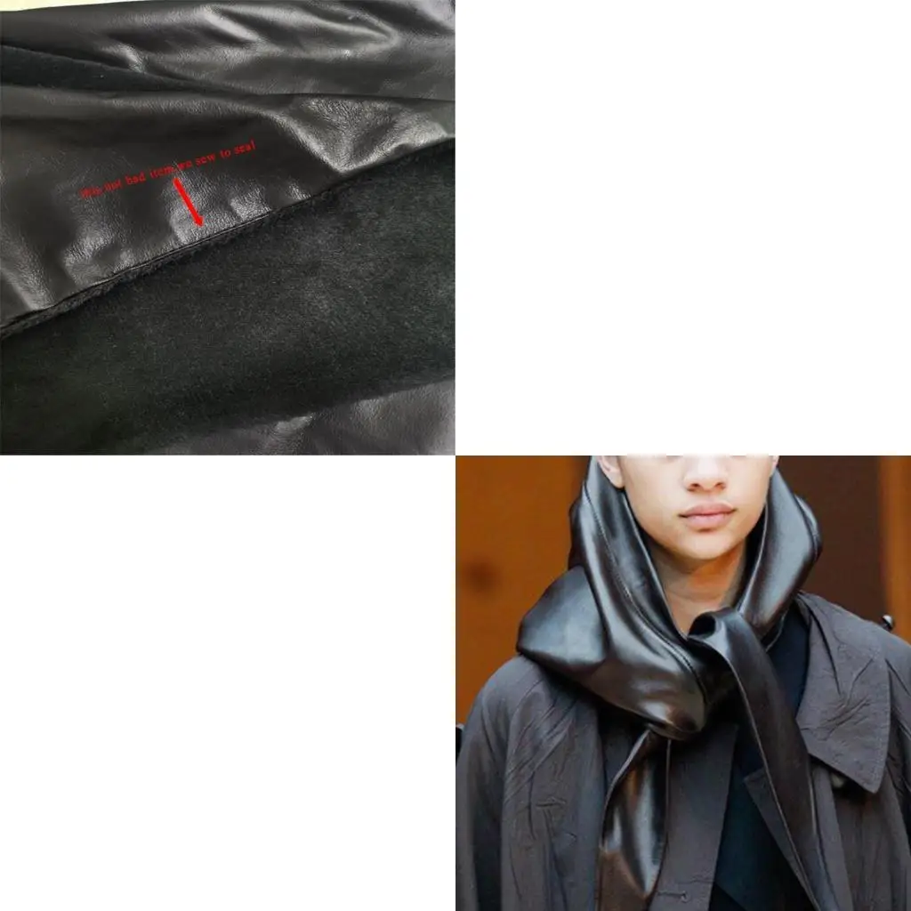 

Сплошной цвет треугольный шарф из искусственной кожи бандана, головной платок, ветрозащитная шаль, шарф-хиджаб