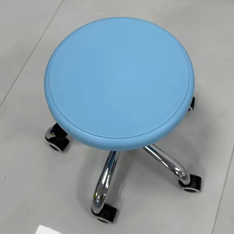 High Quality Metal Plastic Rolling Laboratory Rotating Makeup Chairs for Education for School Educational Equipment Made From PP