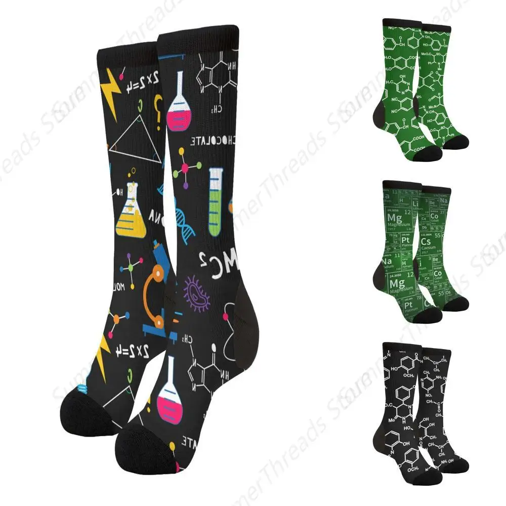 Chemistry Teacher Science Chemical Engineers Chemical Engineers Casual Unisex Novelty Fun Crew Socks Fashion Comfortable