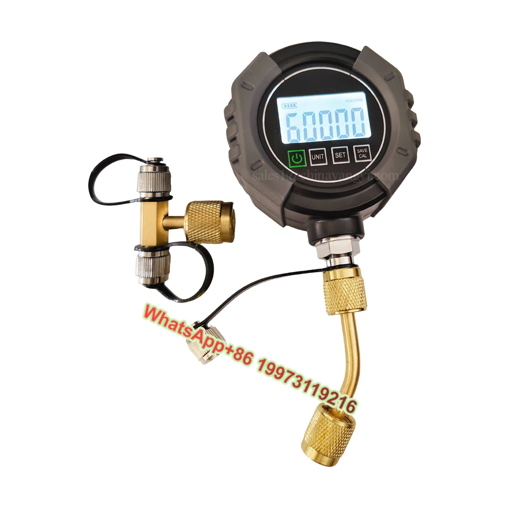 

НОВЫЙ высокоточный цифровой вакуумметр Microns вакуумметр HVAC тестер давления хладагента с датчиком пирани VG100