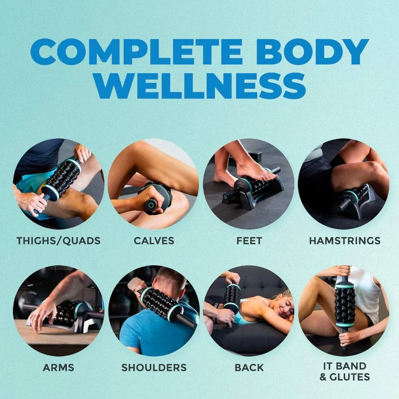 Chirp RPM Rolling Percussive Massager, Percussive Therapy, Whole Body Relief, Deep Tissue and Muscle Recovery,Percussion Massage