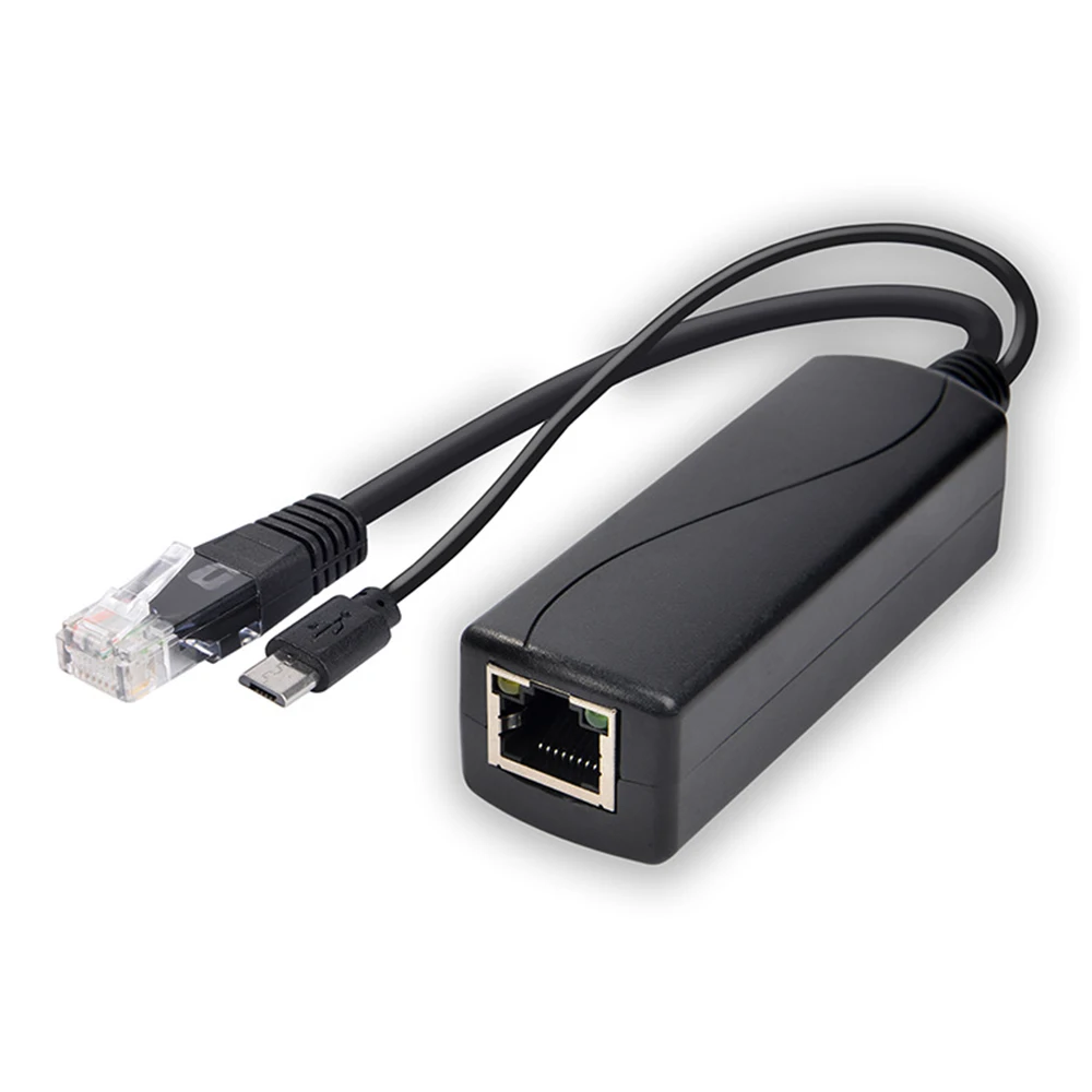 4-Pack 5V PoE Splitter, 48V to 5V 2.4A Adapter with Micro-USB Plug, for IP Camera,Tablets,for Raspberry Pi and More Rich