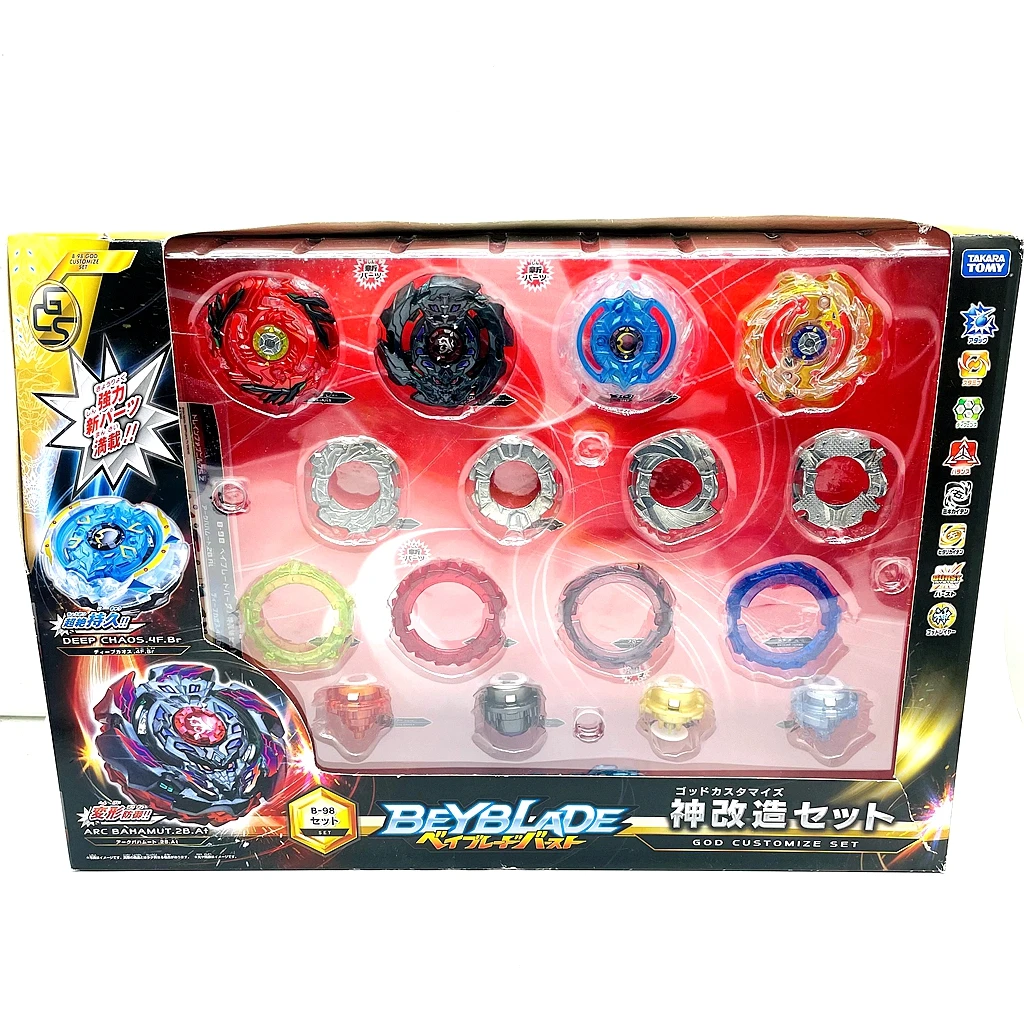 

TAKARA TOMY Beyblade Burst B-98 God Customize Set Drain Fafnir Arc Bamahut