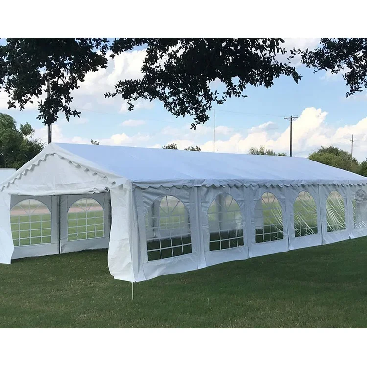 

Customizable 5x10m Wedding Marquee Tent for 80 People(with Ground Bar)