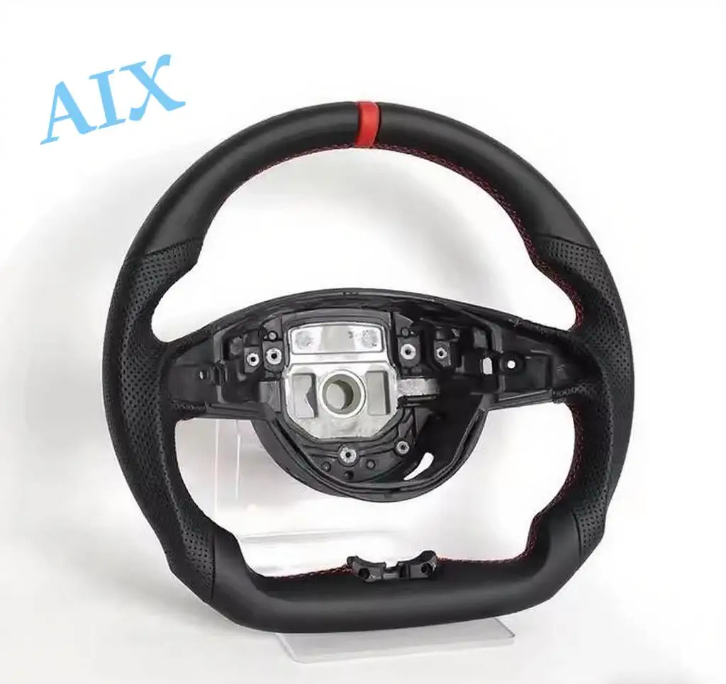 

Заводской кожаный руль с ручной прошивкой, полностью кожаный автомобильный руль для Mercedes Benz W205 Amg, руль 2015 2016 2017 2018