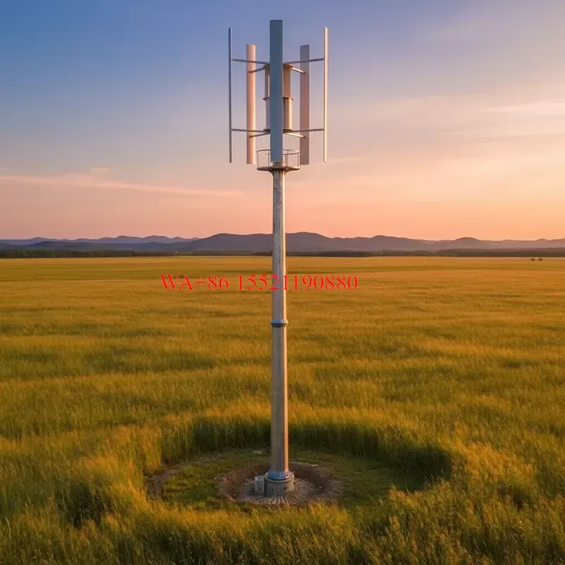 WMWMNU for Small H Type Axis Wind Turbine Vertical Wind Generators Mini 220V 10Kw Solar Energy System