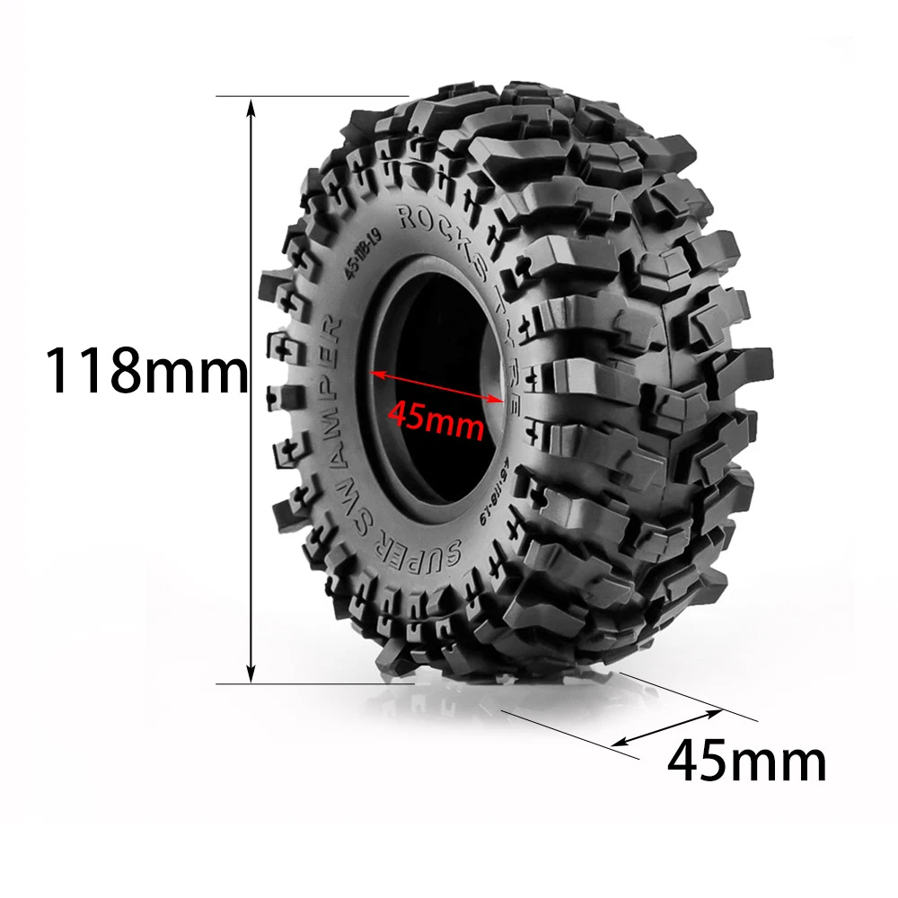 4szt 118mm Opony Metalowe 1.9\