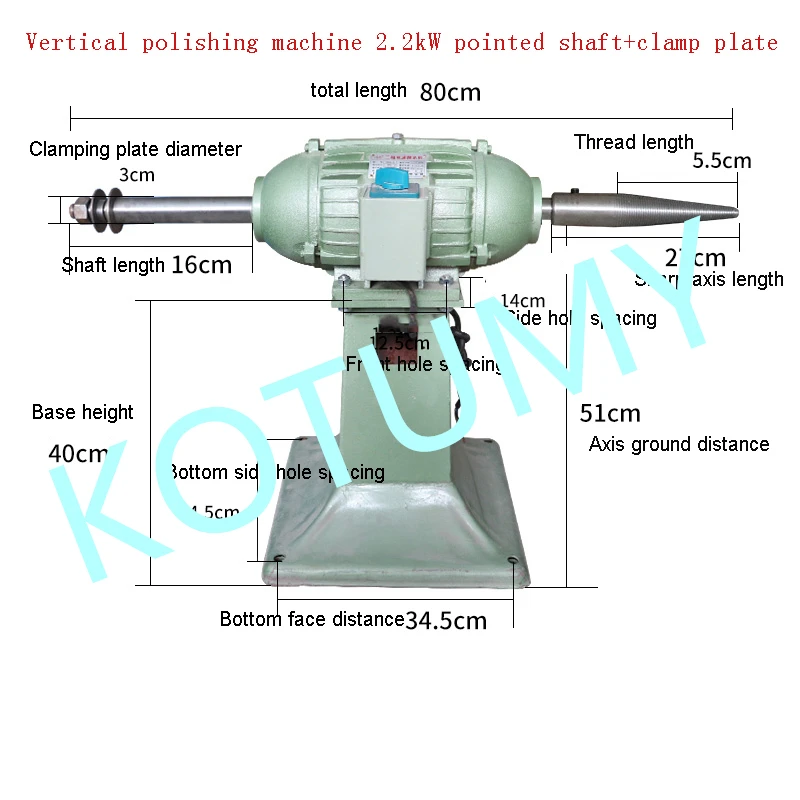 Bench Polishing Wire Drawing Machine Grinding Machine Double Head Cloth Wheel Polishing Tool Motor Large Floor Belt Sander